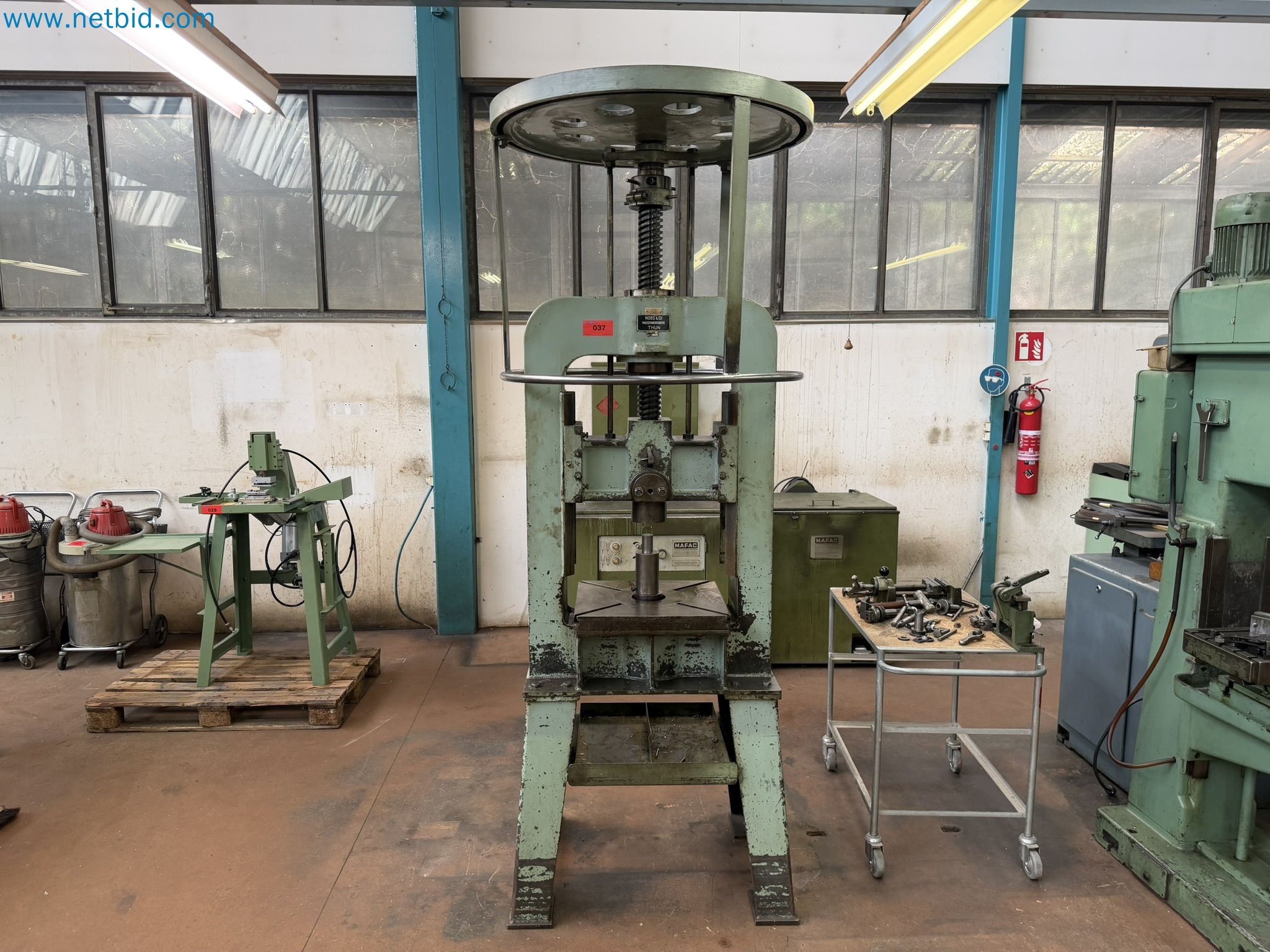 Handspindelpresse Nobs Co Maschinenfabrik